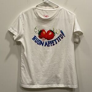 Damson Madder tee- "Buon Appetito!"